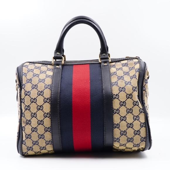 ❌️❌️SOLD ❌️❌️AJ43❤️ GUCCI GG Monogram Vintage Web Boston - Picture 8 of 16